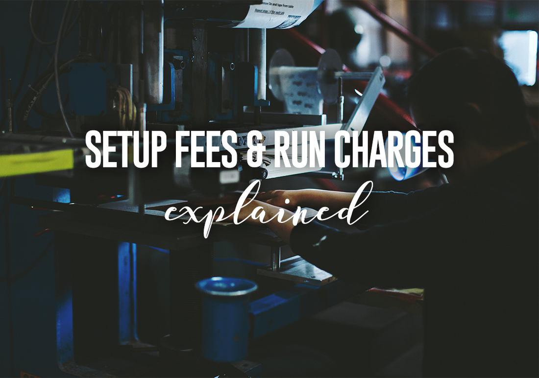setup fees and run charges explained