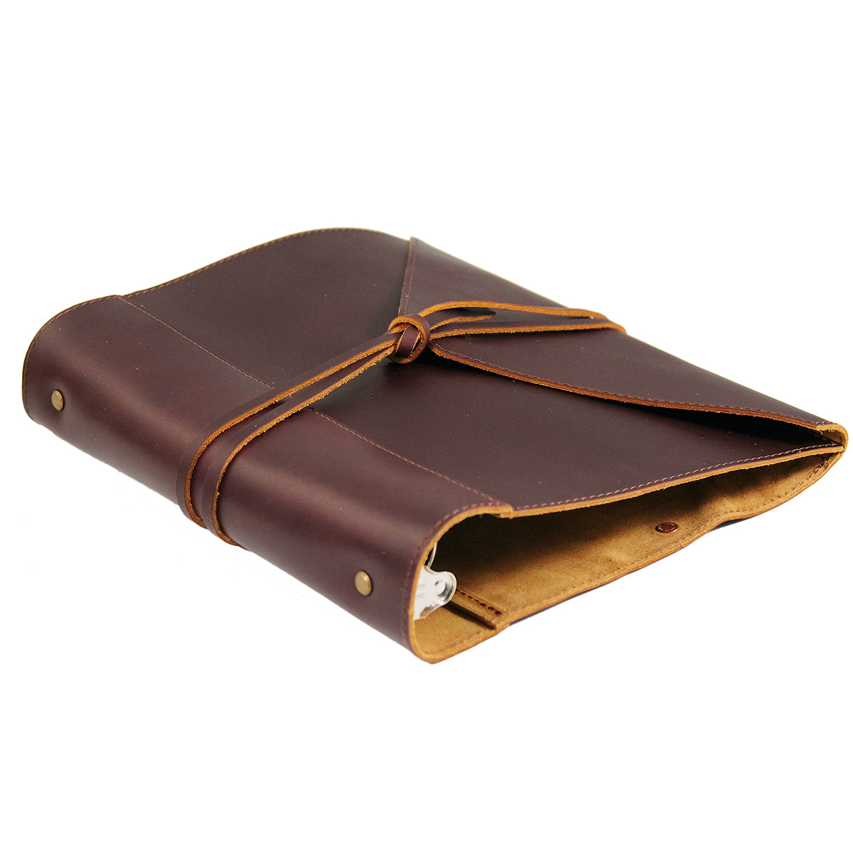 Brown Leather Crossbody Soft Document Holder