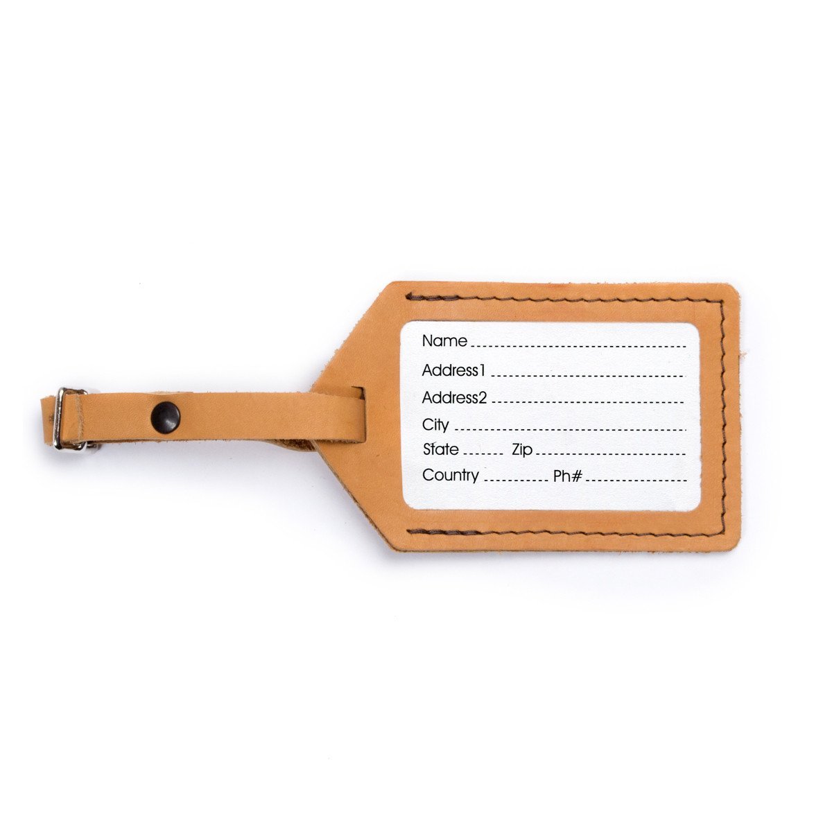 Leather AirTag Case Hang Tag - Square – Rustico Corporate