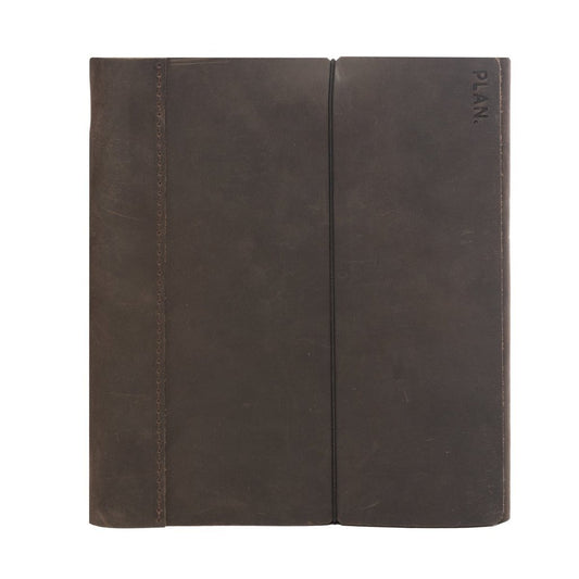 Leather Weekly Task Planner - Large